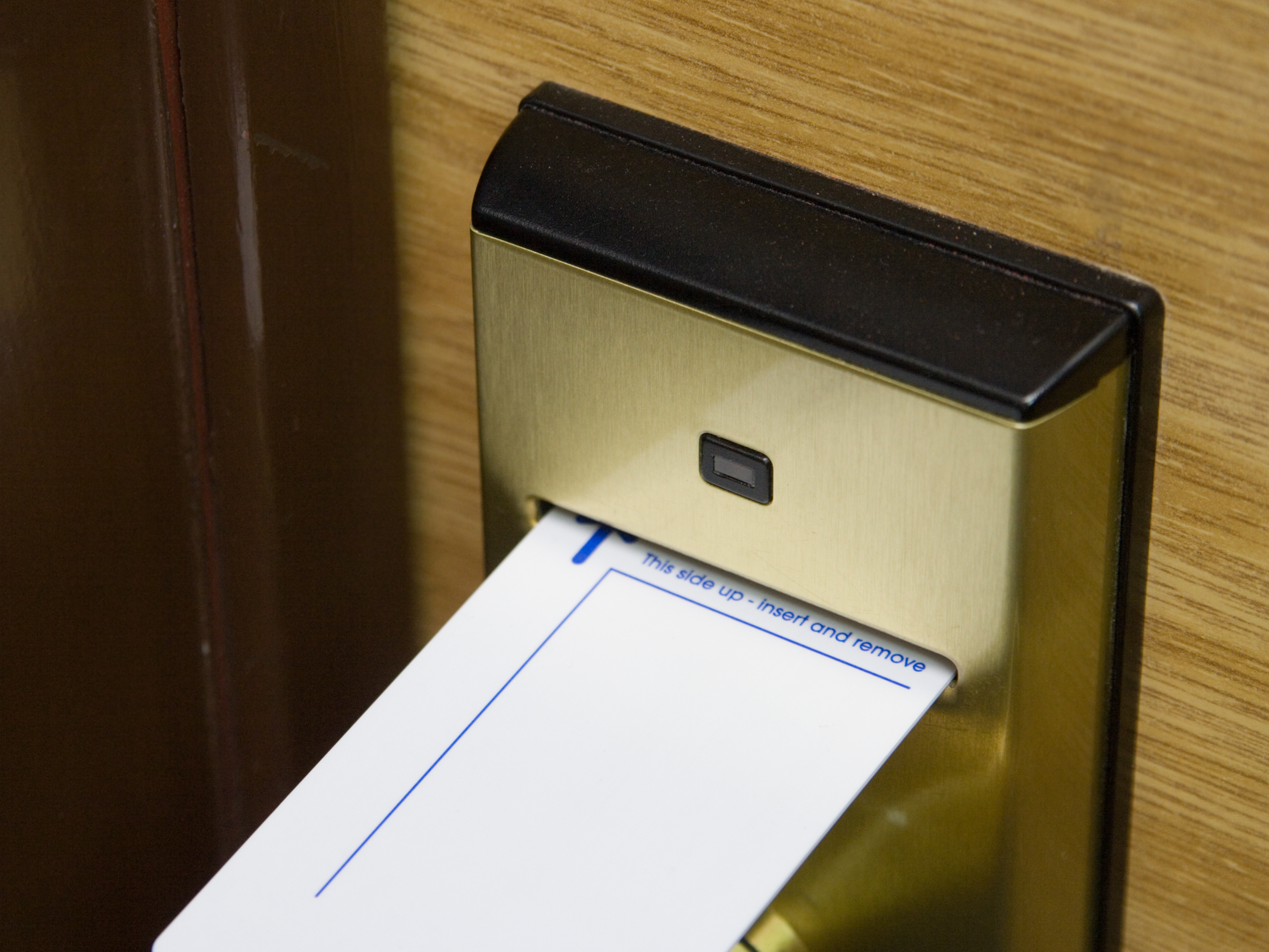 photo Key card systems that switch off electricity in rooms